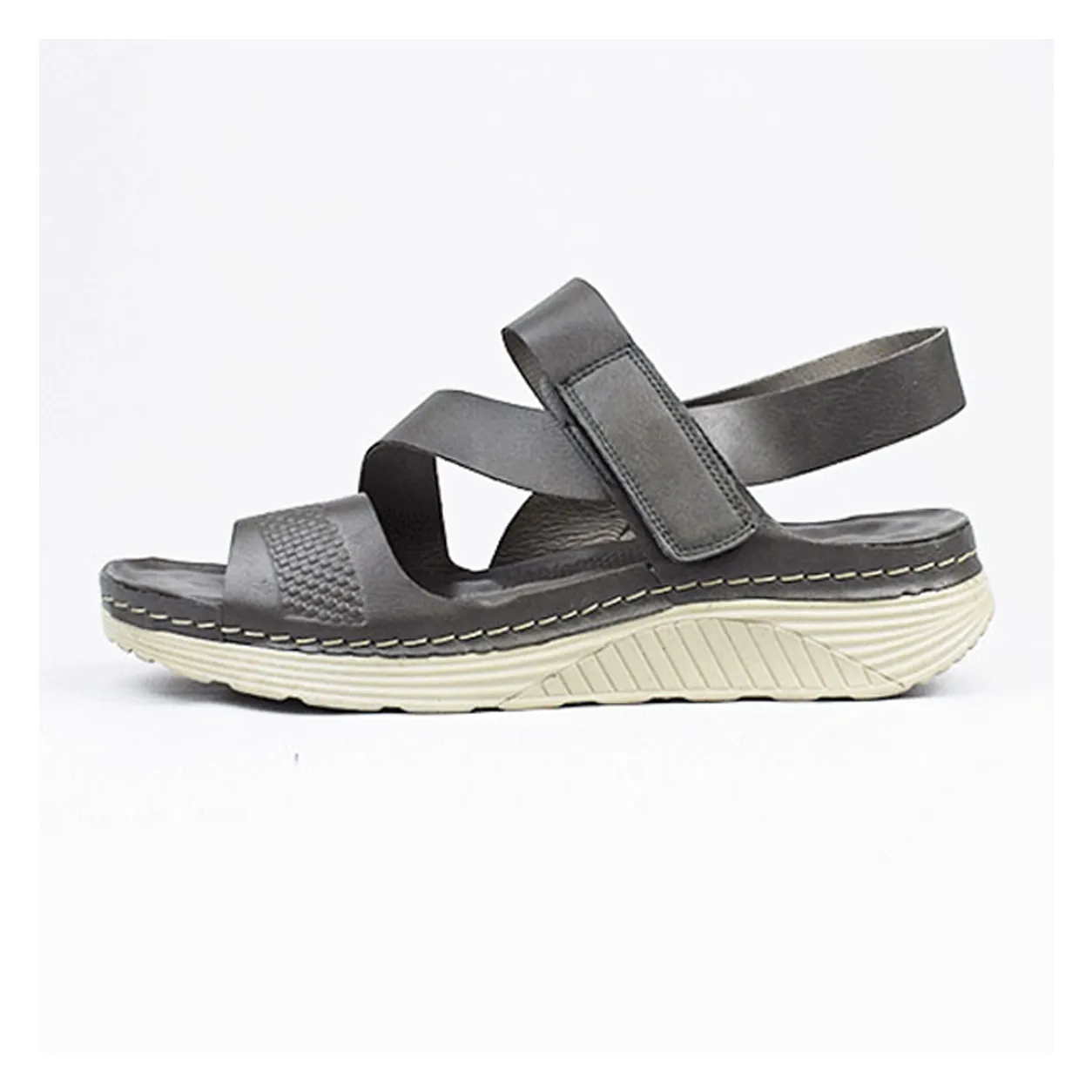 Sandale confort pour femme s011 gris